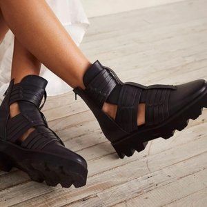 Free People Hydra Huarache Lug Boots NWOT